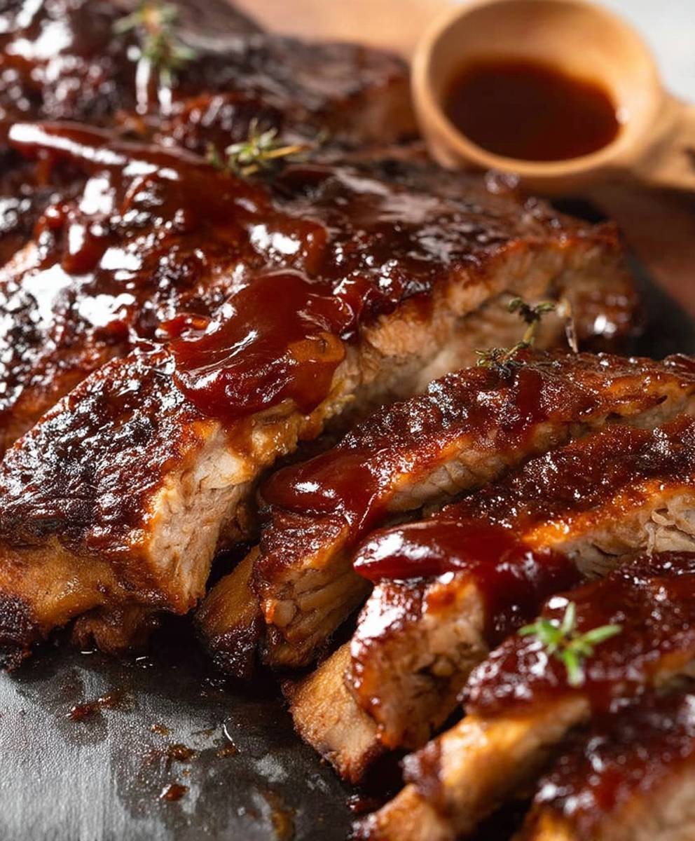 Pork Ribs in Bbq sauce